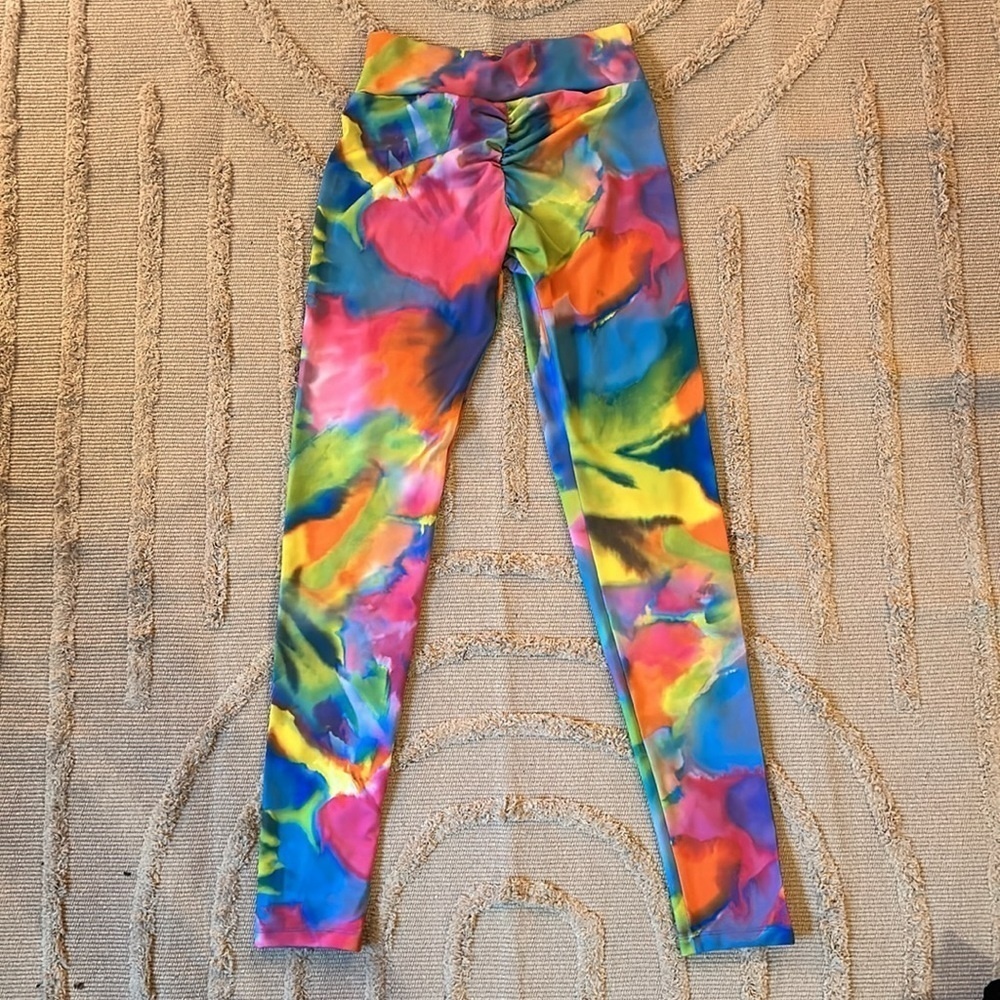 INYO Tie Dye Yoga Pants M - Picture 2 of 2
